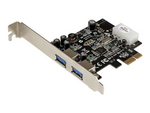 2 Port PCI Express (PCIe) SuperSpeed USB 3.0 Card Adapter with UASP