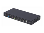 2-Port Dual-Monitor DP KVM Switch w/Video Matrix, 4K 60Hz
