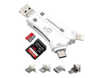 Kortleser - Lightning/USB 2.0/USB-C/micro USB