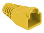 Strain relief for RJ45 plug