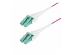 20m (66ft) LC/LC (UPC) OM4 Multimode Fiber Optic Cable, OFNR