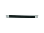 Intellinet 19" Cable Entry Panel, 1U, with Brush Insert, Black