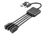 Hub - USB-C/USB-A to 2A+2C splitter